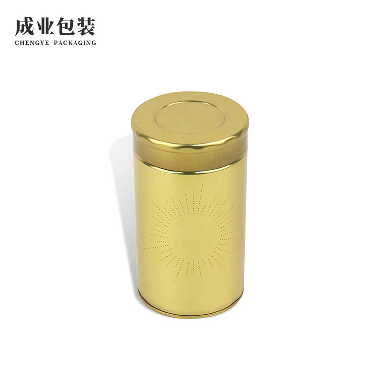 工厂茶叶圆罐散装绿茶红茶普洱铁观音大容量通用包装缝焊罐批发