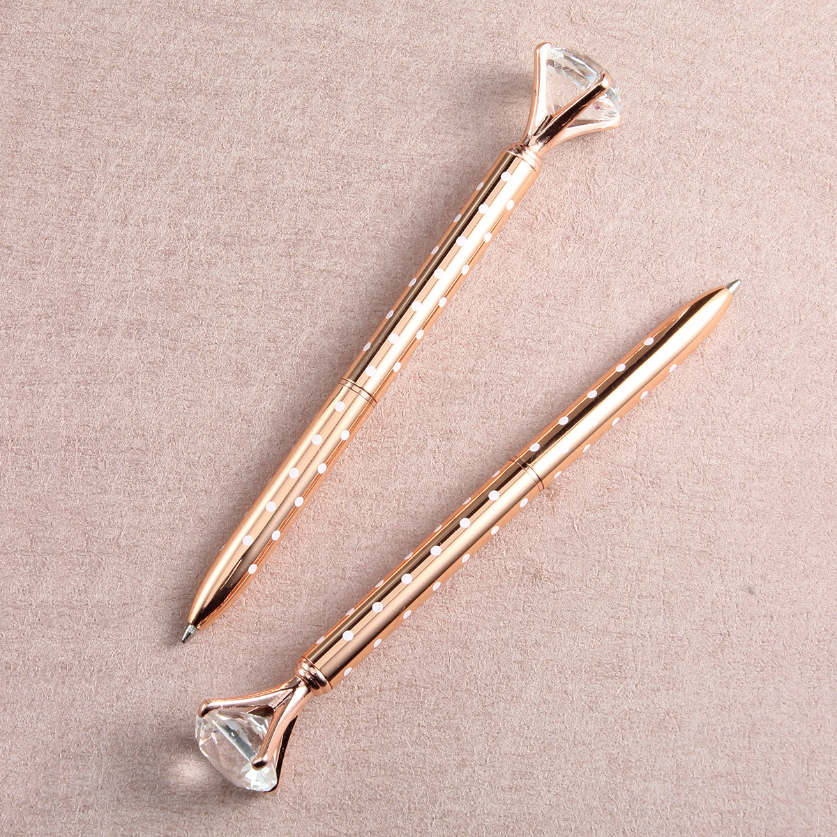 Large Drill Pen Pearl Crown Pineapple Heart Bird's Nest Pen Metal Ballpoint Pen Cross-border Crystal Diamond Pen Creative Student Pen