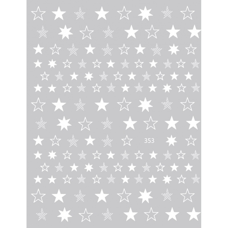 Calle encuentro pegatinas de uñas letras de estrellas joyas japonesas 3D pegatinas de uñas decoración pegatinas de uñas estampado láser pegatinas de uñas