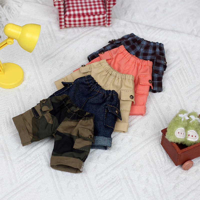 20cm Gazi Sister Doll Outfit Rolled-Edge Cargo Pants Zsiga Gingerbread Man 1/8 Movable Doll Dreamland Clothes