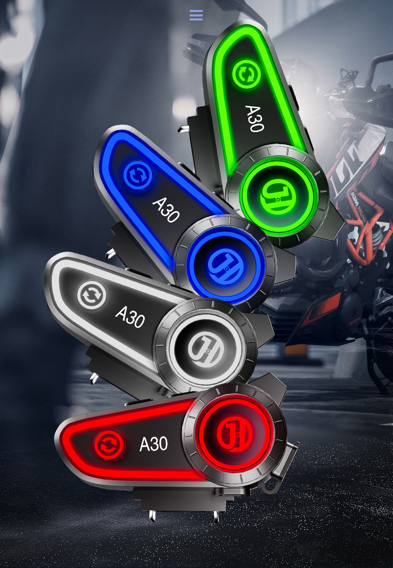 Suitable for Hengjiang-A30 Waterproof Helmet Bluetooth Headset Motorcycle Takeaway Rider Full Helmet Half Helmet Long Battery Life Me
