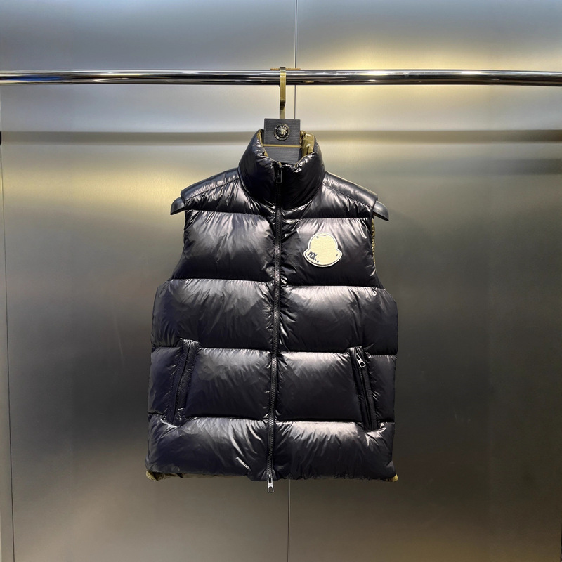 2025 New Model Mengkou High-End Version 1952 Unisex down Jacket Vest with Large Logo and Stand Collar Mengjia Warm Vest