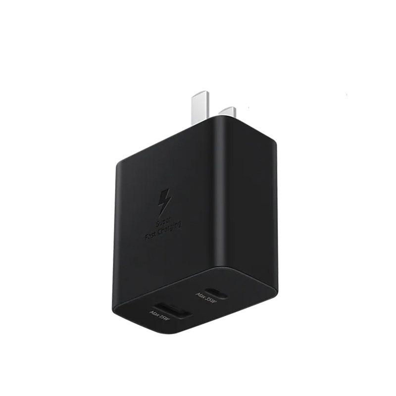 Adecuado para Samsung S22Ultra cargador pd35W Apple Huawei cabezal de carga A + C puerto dual carga rápida carga flash