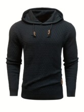O 90322 Hooded Colorful Knit Sweater �Bñ��ɫᘿ������uͨ��