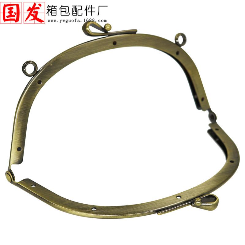 [Nuevo producto] 16,5 cm de superficie curva lisa sin agujeros de arco de oro con agujeros de tornillo