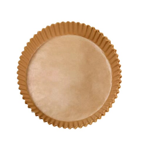 Wholesale air fryer parchment baking paper round paper plate double-sided silicone oilproof paper disposable food absorbent paper