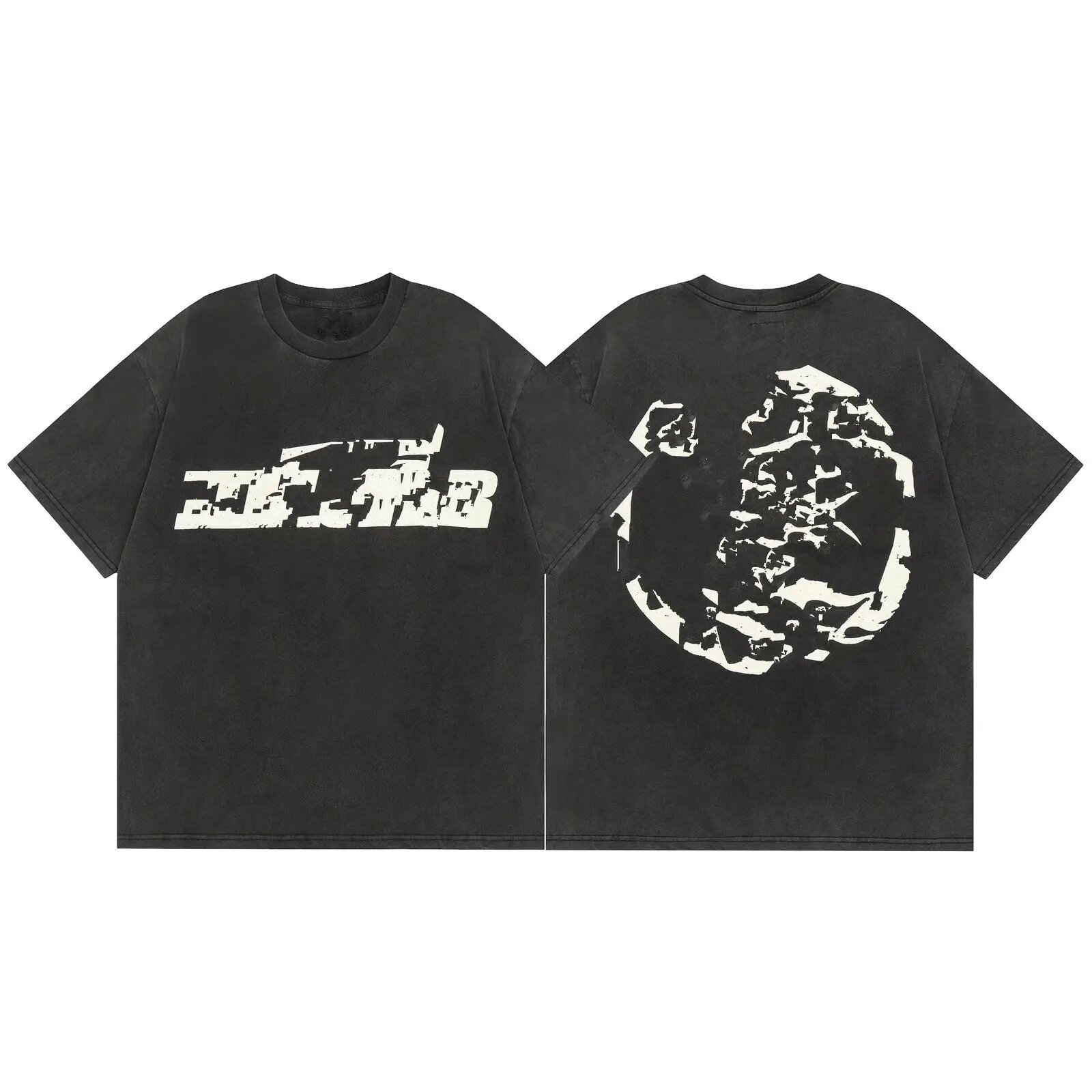 Verano nuevo estilo marca de moda europea y americana para hombres y mujeres camiseta de algodón casual suelta ajustada camiseta gráfica de manga corta de verano top de manga corta