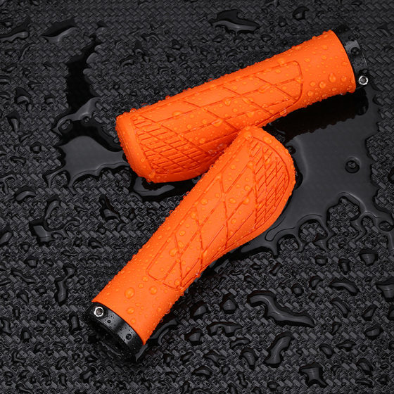NPY rubber handle cover mountain bike meat ball grip lockable non-slip shock-absorbing folding bike riding grip