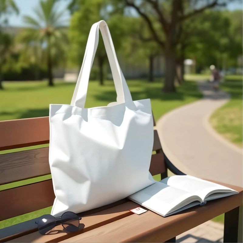 帆布袋定制LOGO帆布包纯色单肩包学生空白束口袋手提棉布袋购物袋