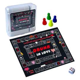 跨境约会之夜情侣成人棋盘游戏Date night game drunk in love