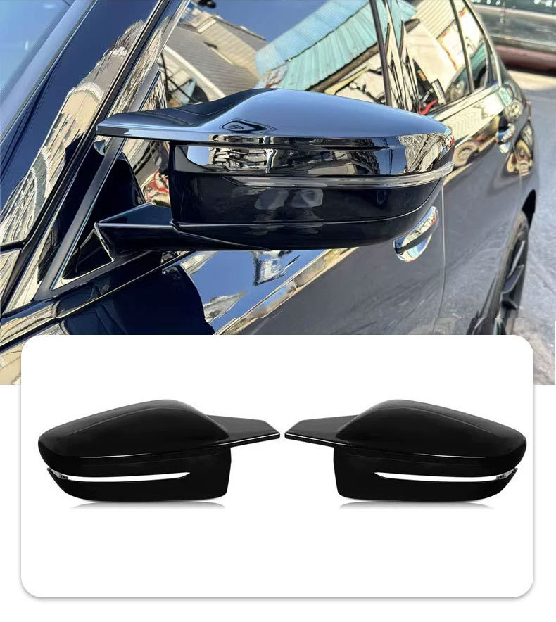Suitable for Bmw 3 Series G20 G30, Various Replacement-Style Horn-Shaped Modified M3 M4 Left-Hand Drive Rearview Mirror Shells