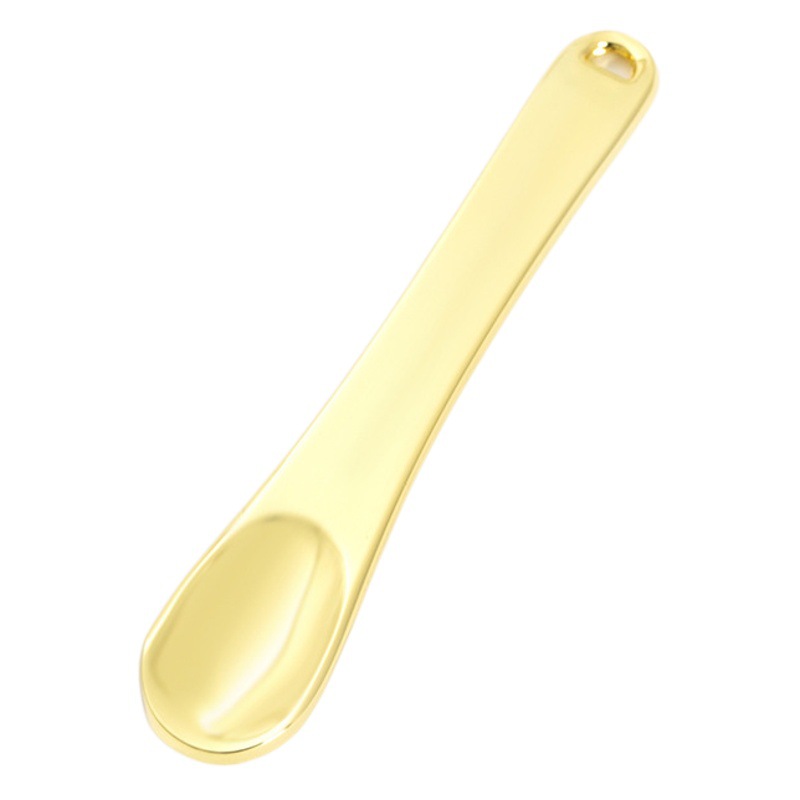 Metal herramientas de belleza crema para los ojos cuchara crema para la cara cuchara sub-embalaje cuchara Crema para los ojos instrumento de importación cuchara de masaje maquillaje pequeño raspador espátula