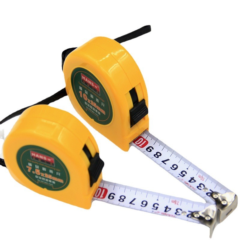 Directo de fábrica herramienta Hans cinta de acero inoxidable cinta métrica decoración herramienta de medición 3 M caja regla
