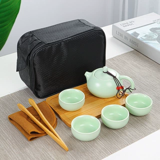 定窑西施壶一壶四杯茶具套装商务伴手礼中秋国庆活动礼品可印logo