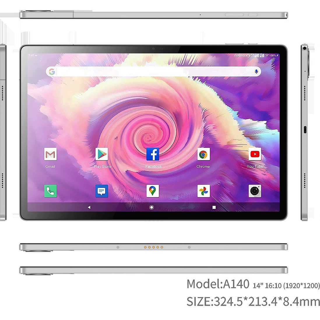 Рекламный смарт-терминал, 14" сенсорный экран, Android мультимедиа, настенный HD