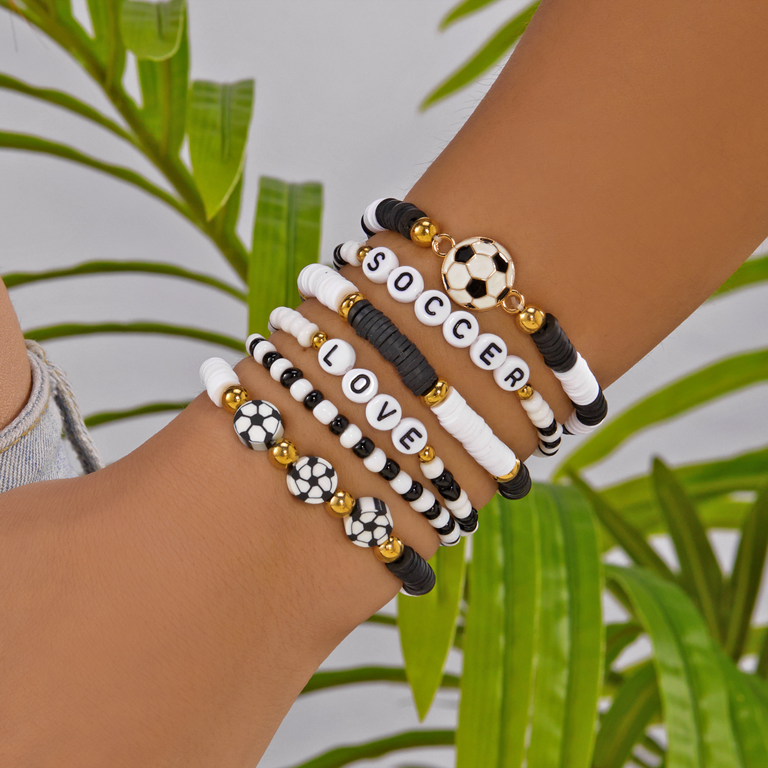 Football bracelet, set