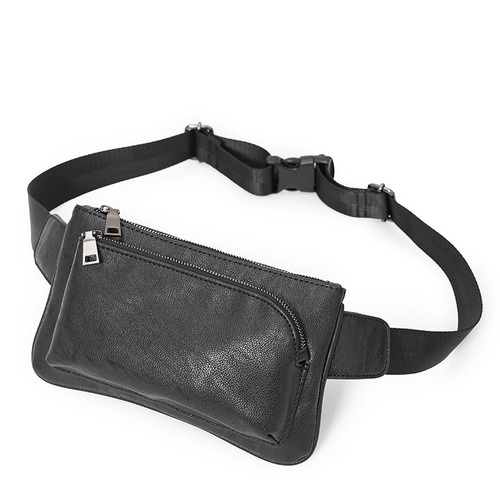 Men's waist bag, chest bag, cross-body bag, casual bag, small cross-body mobile phone, Korean version, single shoulder men's bag, trendy men's small bag