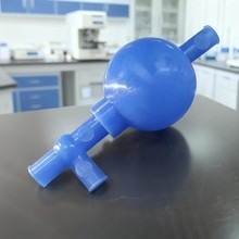 定量吸球硅胶三向洗耳球天然橡胶移液球色彩多样可选气体取样球