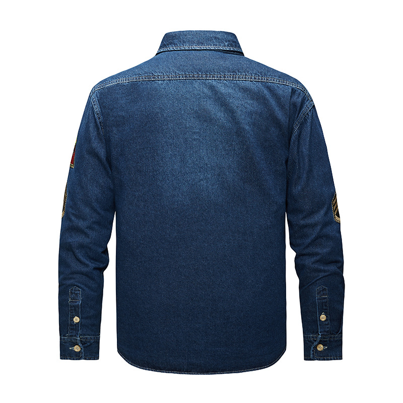Primavera y otoño chaqueta de hombre chaqueta de otoño camisa casual chaqueta de color sólido chaqueta