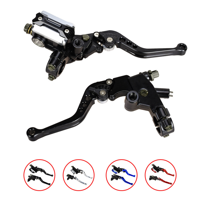 Motocicleta off-road vehículo modificado CNC freno superior bomba embrague conjunto 22MM bomba de freno de disco hidráulico freno de mano Accesorios