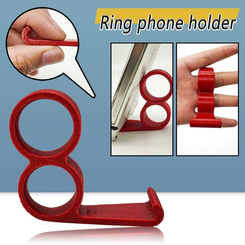 Креативный пластиковый держатель для телефона в виде кольца, для путешествий