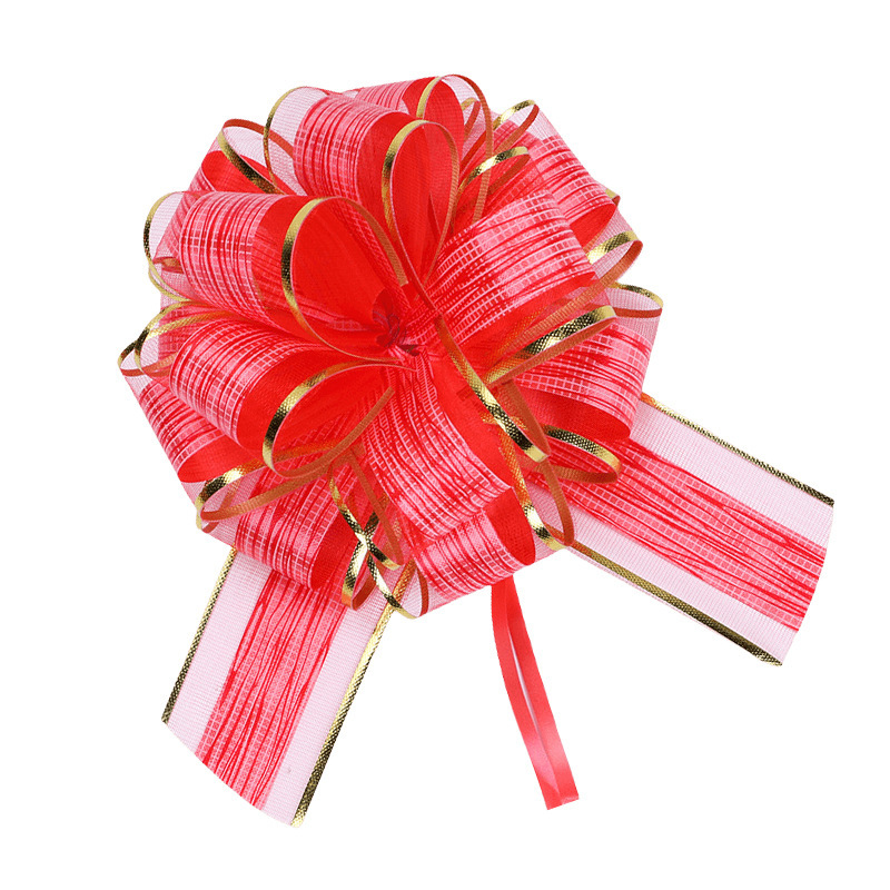 クロスボーダー速売通大型樹紋立体球花クリスマスプレゼント包装樹皮拉花リボンメーカー卸売り|undefined