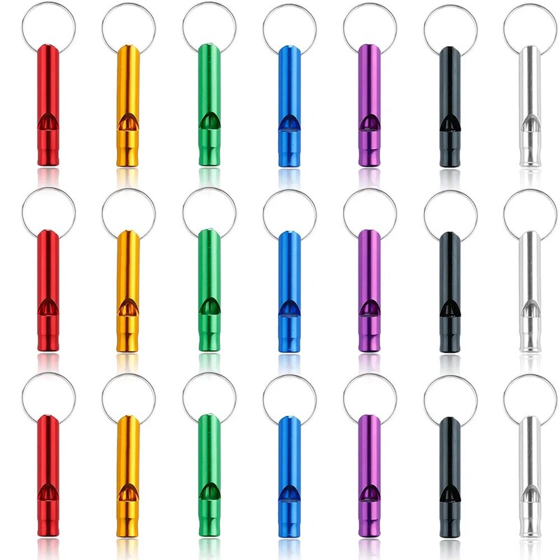 Survival Whistle Outdoor Keychain Whistle Training Tool Tor Multifunctional Aluminum Alloy Whistle