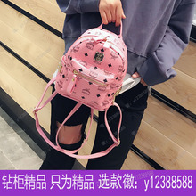 欧美外贸原厂皮双肩包经典百搭单肩斜跨背包网红同款M家 一件代发