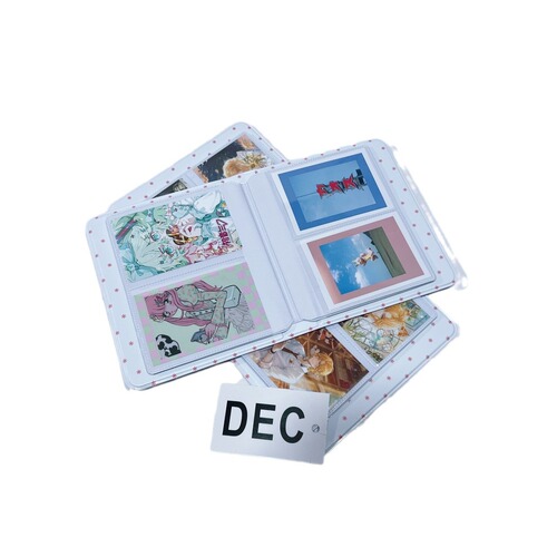 Instant Camera Album Insert-style 3-inch Train Ticket Small Card Insert-style Album Celebrity Commemorative Small Card Storage Notebook