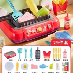 子供シミュレーションフライパンの食べ物が変色した台所のままごとオーブン料理玩具BBQシミュレーション調理器具が国境を越えた