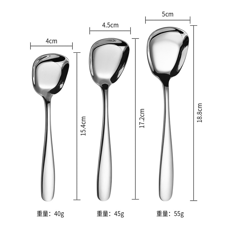 304ステンレススプーン家庭用子供のスプーンを厚くしてスプーンを厚くします。|undefined