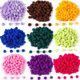 Wholesale big hole pineapple knot coil wire knot diy accessories handmade material pineapple buckle colorful pineapple knot coil