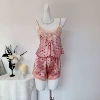 Lace-suspender shorts