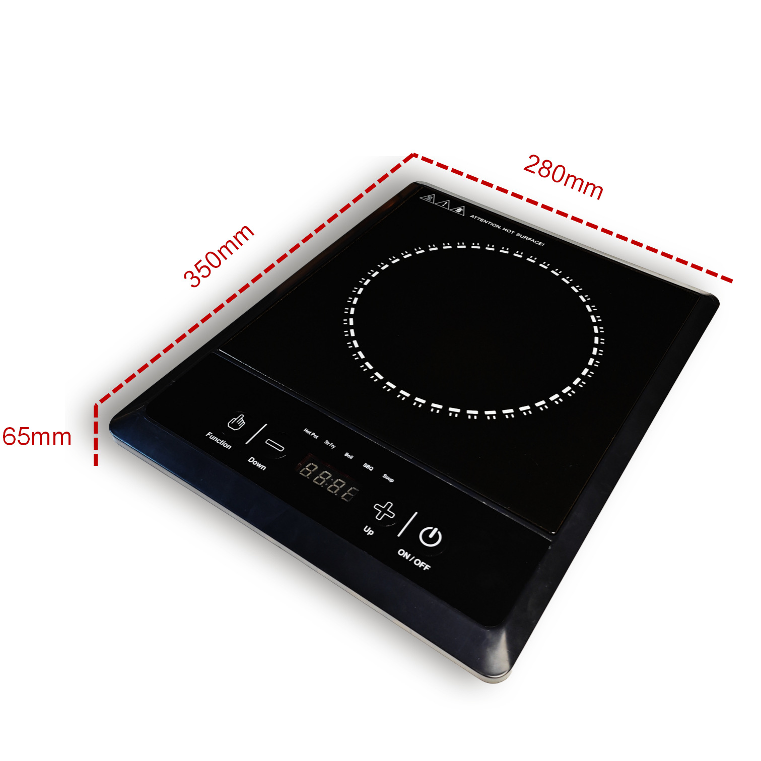 Estufas electromagnéticas domésticas comerciales multifuncionales cocina frita cocina frita alta potencia exportación de comercio exterior 110V