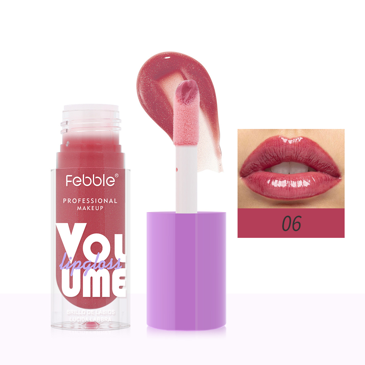 USHAS European and American Cross-border spot fino brillo de labios, resistente al agua, duradero, no se desvanece, no se pega, taza, esmalte de labios, lápiz labial LG2585 image 12