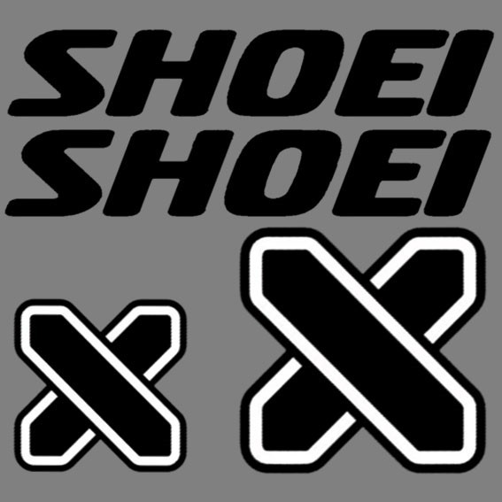 Motorcycle Helmet Sticker X Symbol shoei x14 x15 z7 z8 AGV AVA