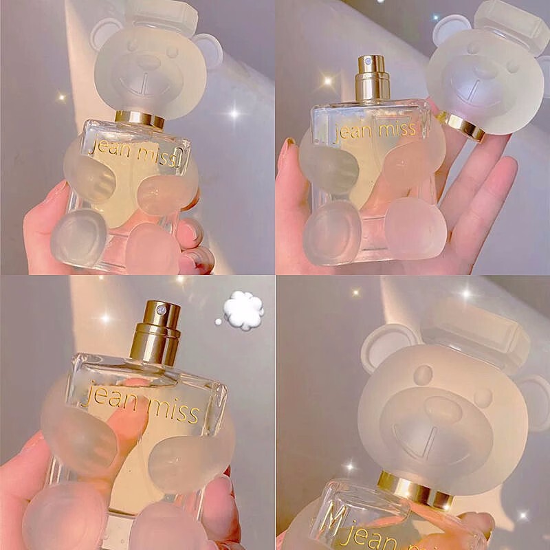 Xiaocheng Yixiang Brand Teddy Bear Men's and Women's Perfume Long-Lasting Light Fragrance Cross-Border Popular Bear Perfume Wholesale 30ml