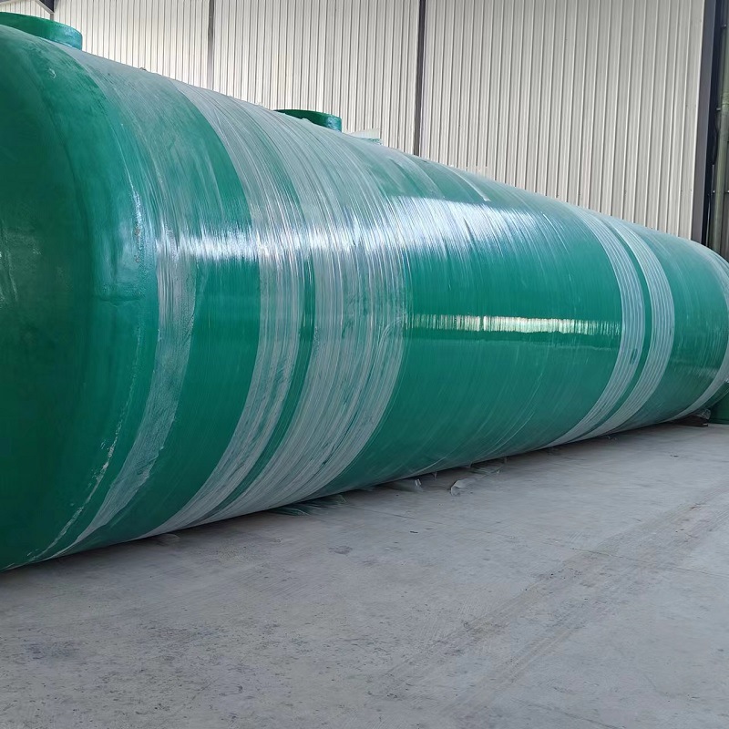 玻璃钢化粪池地埋式家用别墅用小区污水处理设备沉淀池厂家批发