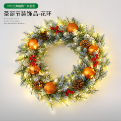 アマゾン起爆クリスマス花輪藤条40/50/60cmクリスマス装飾花輪飾りシーン配置品