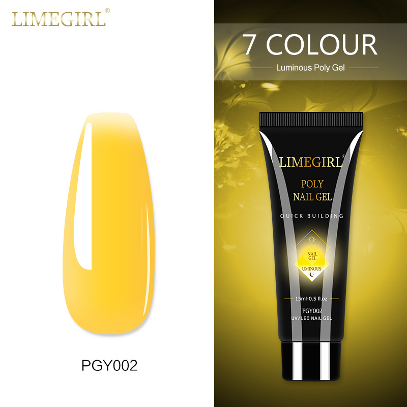 12 colores pegamento de extensión de brillo de uñas pegamento de extensión de lentejuelas de uñas pegamento de extensión rápida indolora Glitter pegamento de extensión de cristal