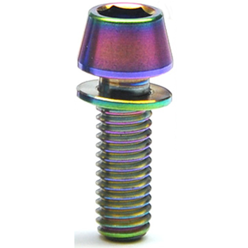 現物自転車改造スタンドコーンヘッドガスケット付き六角チタンねじm 5m 6x16/18/20din912