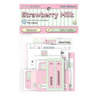 Yujian Chengpin cute online mid-series stickers package Korean INS style hand account collage all-matching material stickers