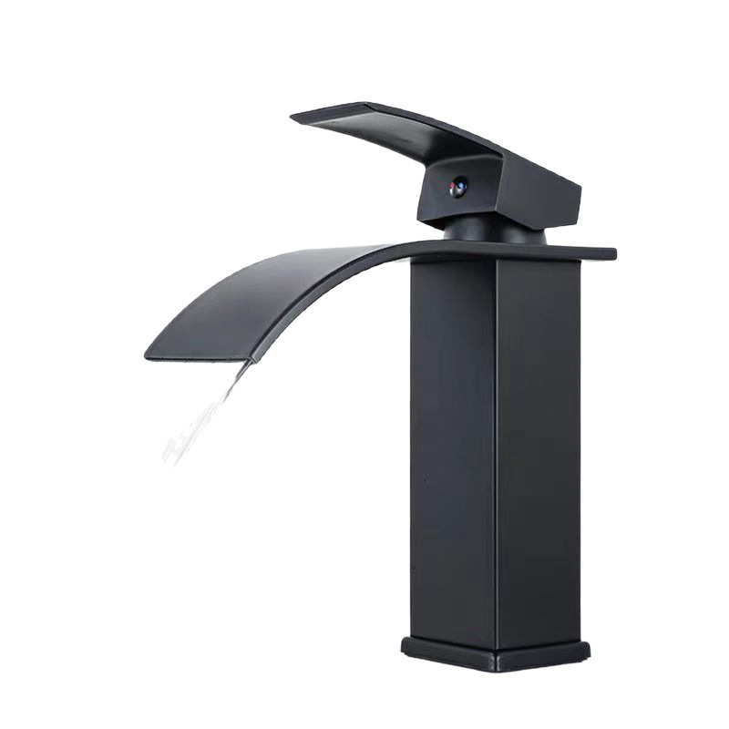 Grifo Cascada para Lavabo de Acero Inoxidable con Agua Fría y Caliente para Baño image 5