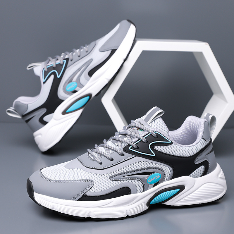 Herren Freizeitschuhe Mit Mesh Und Atmungsaktiver Sohle Sneaker_voghion.com