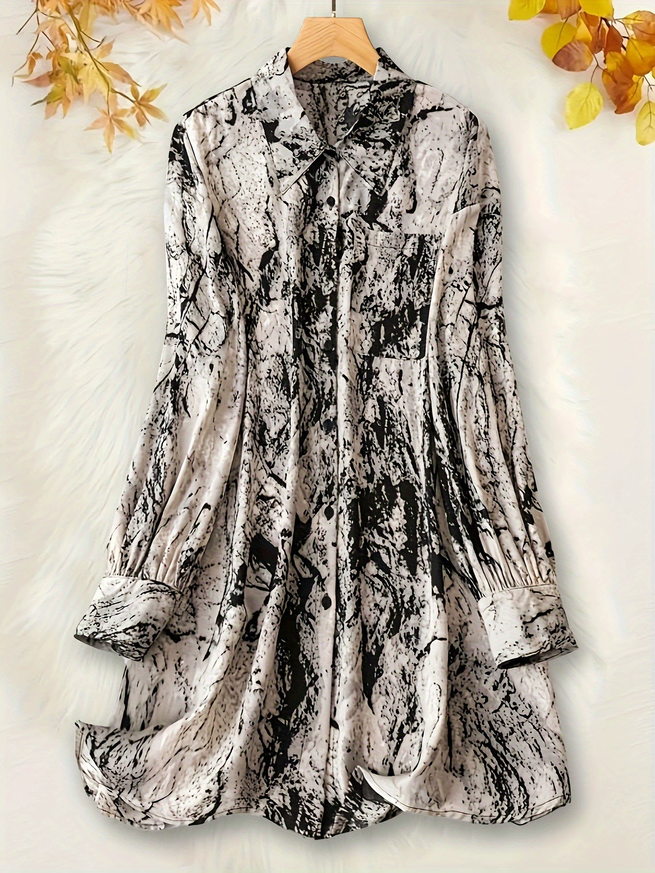 2025 трансграничные новые европейские и американские элегантные рубашки большого размера, облегающие рубашки с длинными рукавами, трансграничная дропшиппинг