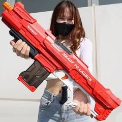 Automatic Suction Electric Water Gun Toy, Rechargeable Ultra-High Pressure Water Gun, Continuous Water-Spraying Water Gun for Adults and Children