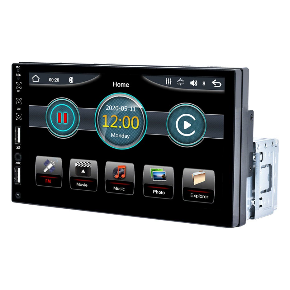 Трансграничная горячая Распродажа 7-дюймовый Интеллектуальный Навигатор Автомобильный Bluetooth MP5-плеер GPS HD реверсивное изображение, универсальная машина