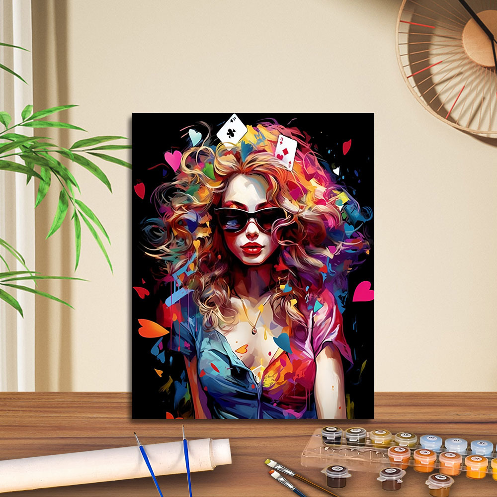 Transfronterizo jitdiy agente de pintura al óleo digital fabricantes al por mayor artesanal amazon pintura al óleo decorativa barraca de relleno