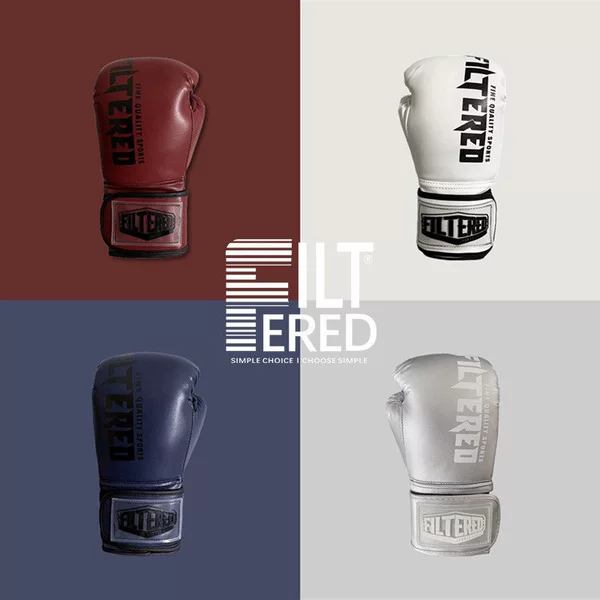 Zhang Jingchu's Same Style Boxing Gloves Filtered Leather Muay Thai Fighting Sanda Fitness Fighting Gloves for Men and Women