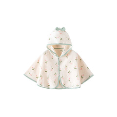 Sun protection cape summer thin breathable sun protection clothing baby rabbit cloak super cute and adorable air conditioning suit baby clothes
